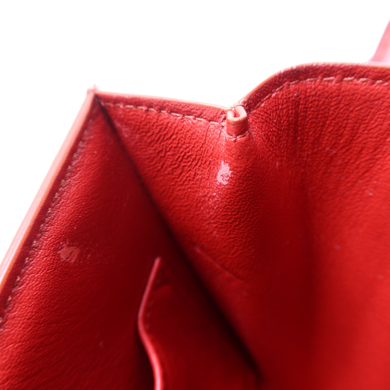 CELINE 牛皮皮革Classic Box銀扣肩背袋-19