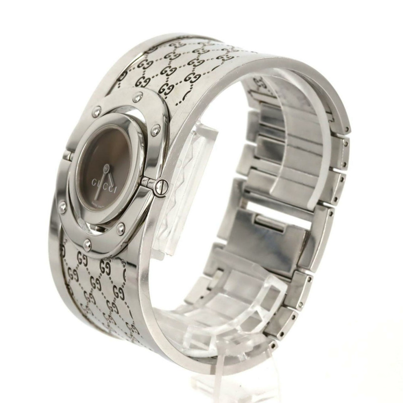 Gucci Toile 112 不鏽鋼石英錶-1