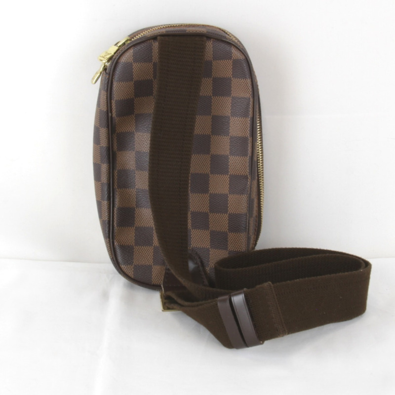 LOUIS VUITTON 路易威登 Pochette Ganju N48048 Damier 帆布棕色 女式-1
