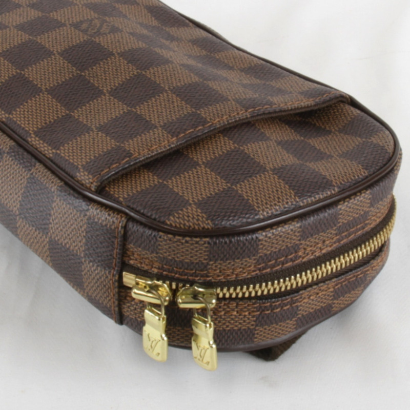 LOUIS VUITTON 路易威登 Pochette Ganju N48048 Damier 帆布棕色 女式-2