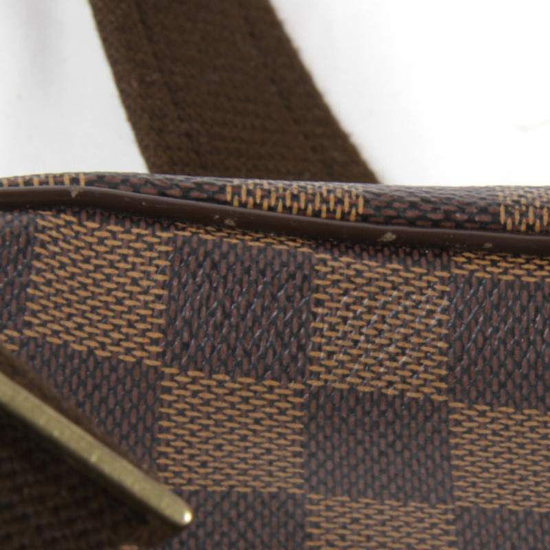 LOUIS VUITTON 路易威登 Pochette Ganju N48048 Damier 帆布棕色 女式-6