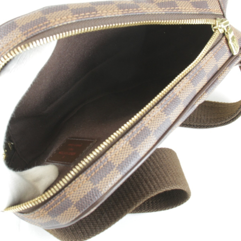 LOUIS VUITTON 路易威登 Pochette Ganju N48048 Damier 帆布棕色 女式-7