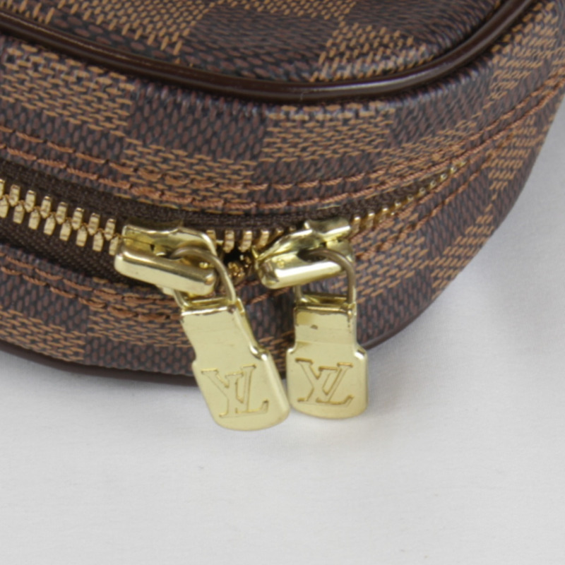 LOUIS VUITTON 路易威登 Pochette Ganju N48048 Damier 帆布棕色 女式-11