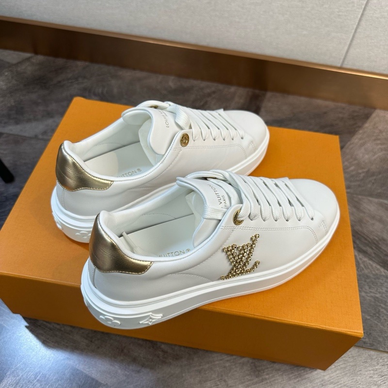 全新 LV 路易威登 新款Time out 水鑽大logo 小白鞋 35碼-2