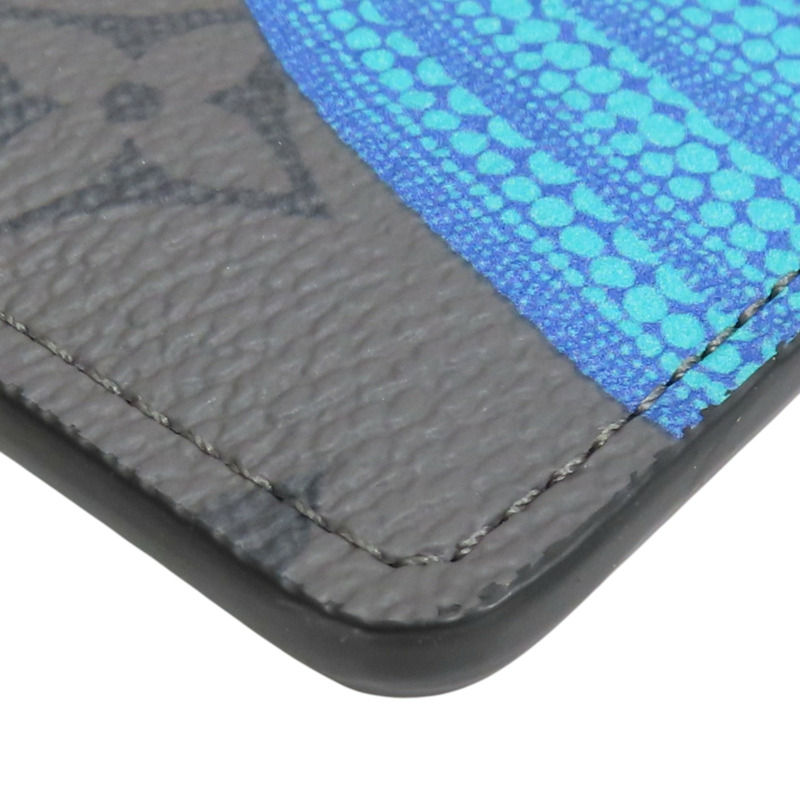 灰黑色 原花帆布 名片夾 卡夾 草間彌生聯名【LOUIS VUITTON LV 路易威登】 M81968-12