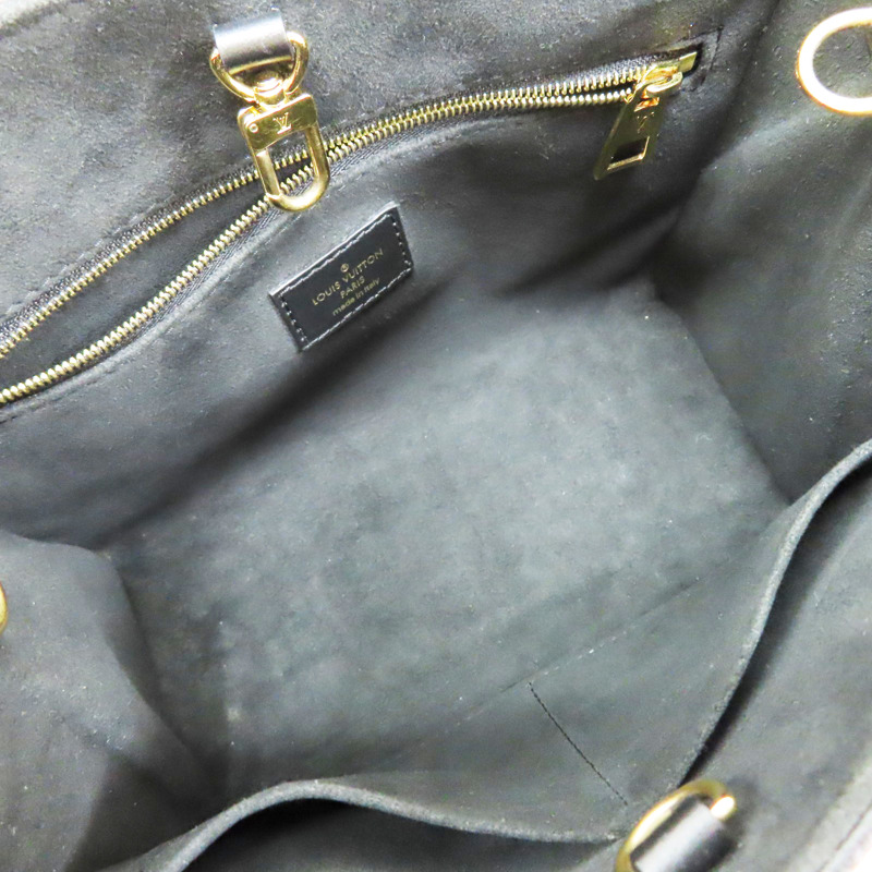 黑色 原花 牛皮 壓紋 Onthego PM 兩用包【LOUIS VUITTON LV 路易威登】 M45653-4