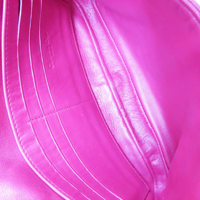 桃紅色 羊皮 肩背包【Dior 迪奧】-4