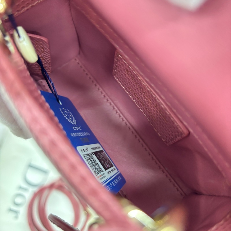 Dior乾燥玫瑰粉蜥蜴皮戴妃mini-7