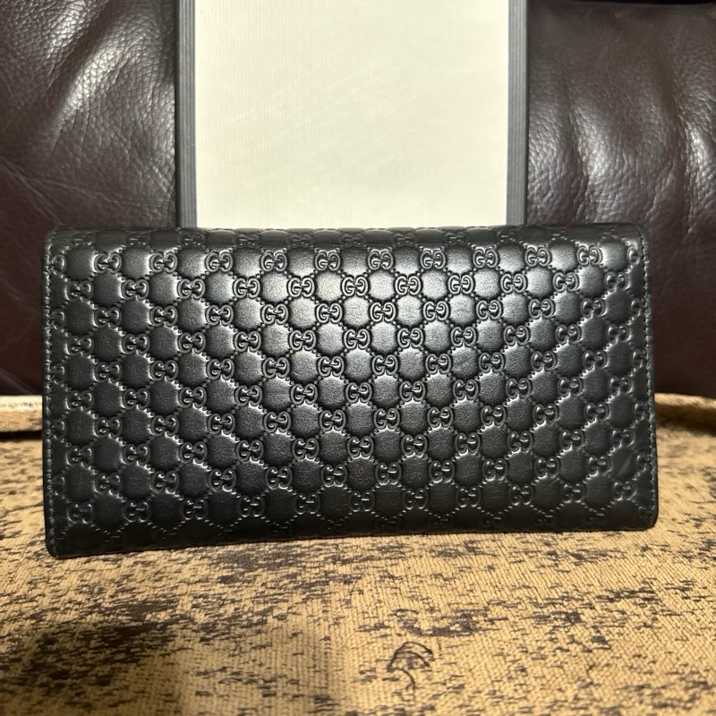 GUCCI經典壓紋長夾-6