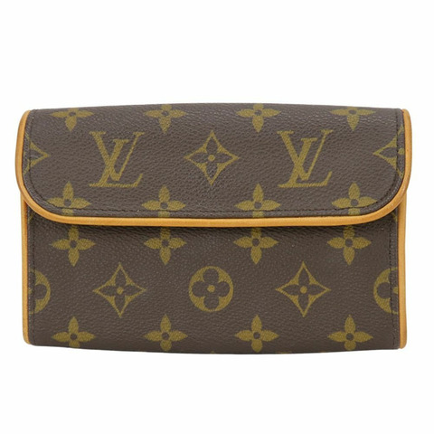 路易威登 Pochette Florentine 腰包 M51855 XS Monogram Body 棕色手拿包 女士 LOUIS VUITTON