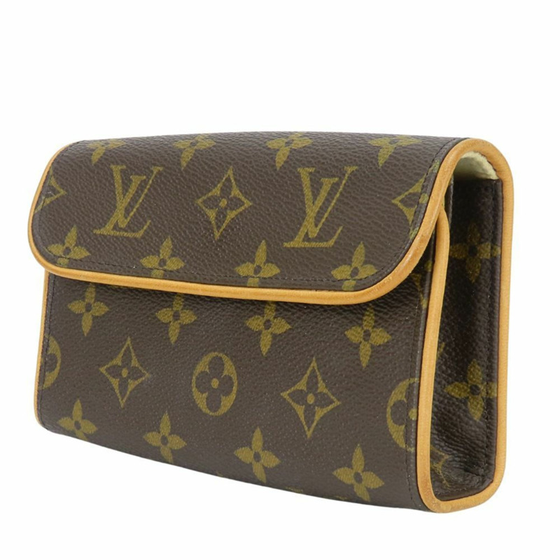路易威登 Pochette Florentine 腰包 M51855 XS Monogram Body 棕色手拿包 女士 LOUIS VUITTON-2