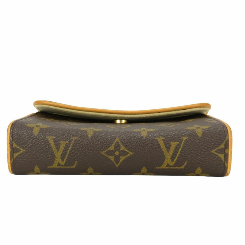 路易威登 Pochette Florentine 腰包 M51855 XS Monogram Body 棕色手拿包 女士 LOUIS VUITTON-4