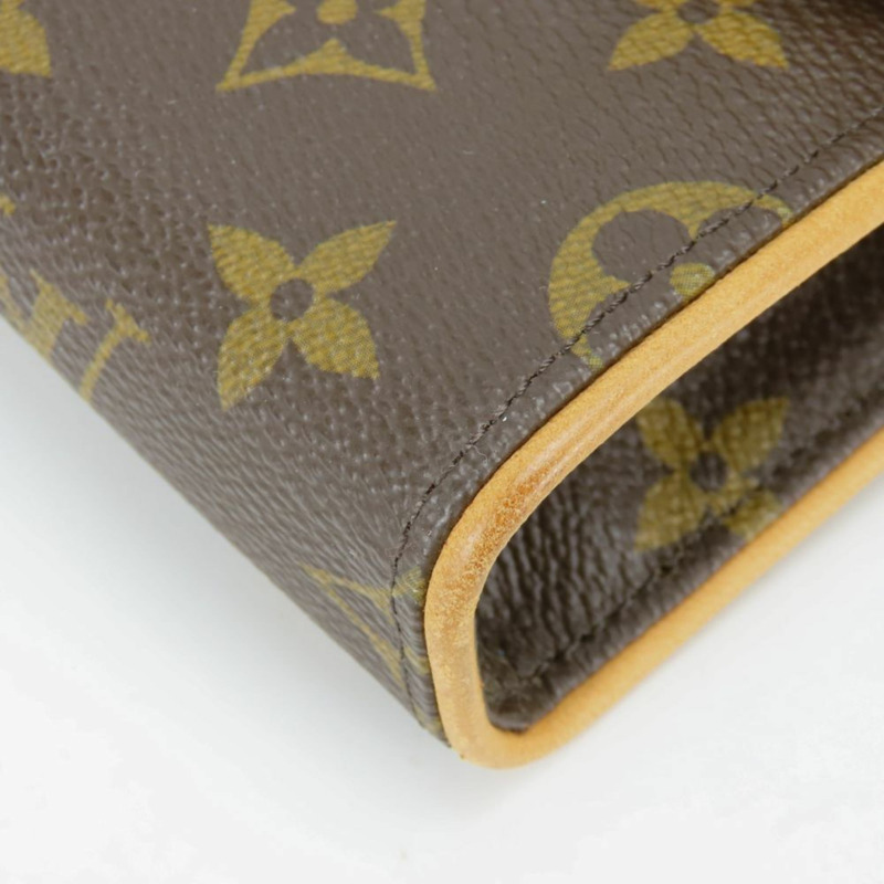 路易威登 Pochette Florentine 腰包 M51855 XS Monogram Body 棕色手拿包 女士 LOUIS VUITTON-5