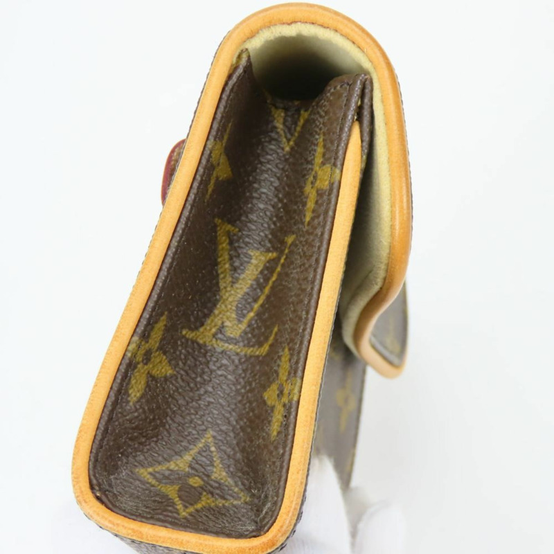 路易威登 Pochette Florentine 腰包 M51855 XS Monogram Body 棕色手拿包 女士 LOUIS VUITTON-7