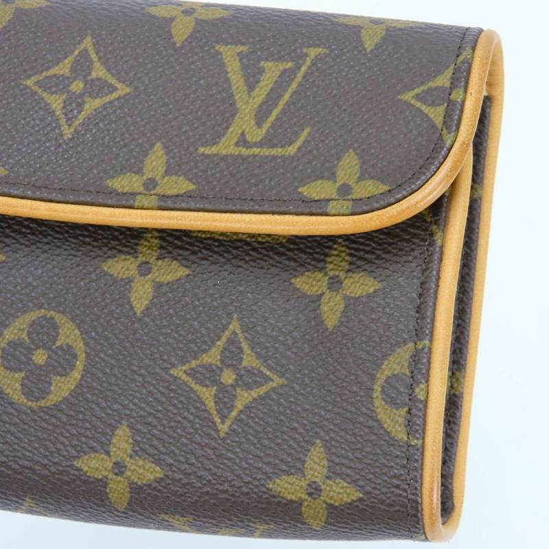 路易威登 Pochette Florentine 腰包 M51855 XS Monogram Body 棕色手拿包 女士 LOUIS VUITTON-8
