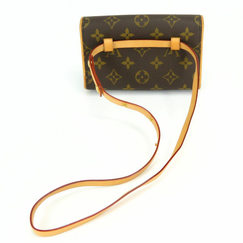路易威登 Pochette Florentine 腰包 M51855 XS Monogram Body 棕色手拿包 女士 LOUIS VUITTON-22