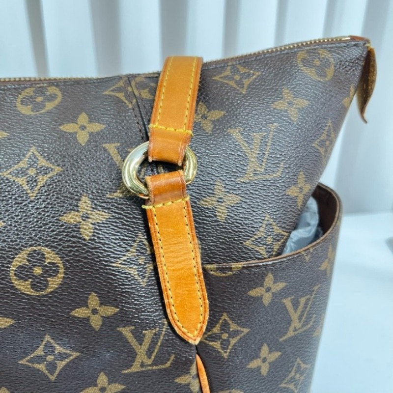 zzz LV路易威登 老花Totally托特包 經典大號 容量超大 手機錢包平板都能裝 通勤帶娃都很實用 Monogram老花配色-8