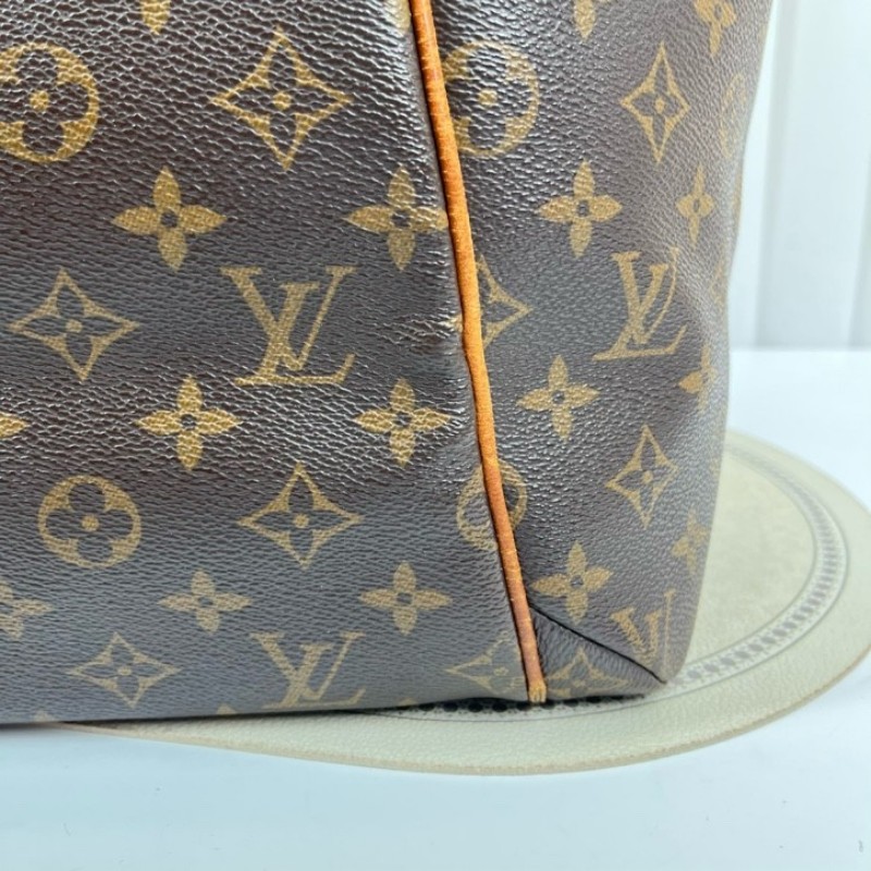 zzz LV路易威登 老花Totally托特包 經典大號 容量超大 手機錢包平板都能裝 通勤帶娃都很實用 Monogram老花配色-16