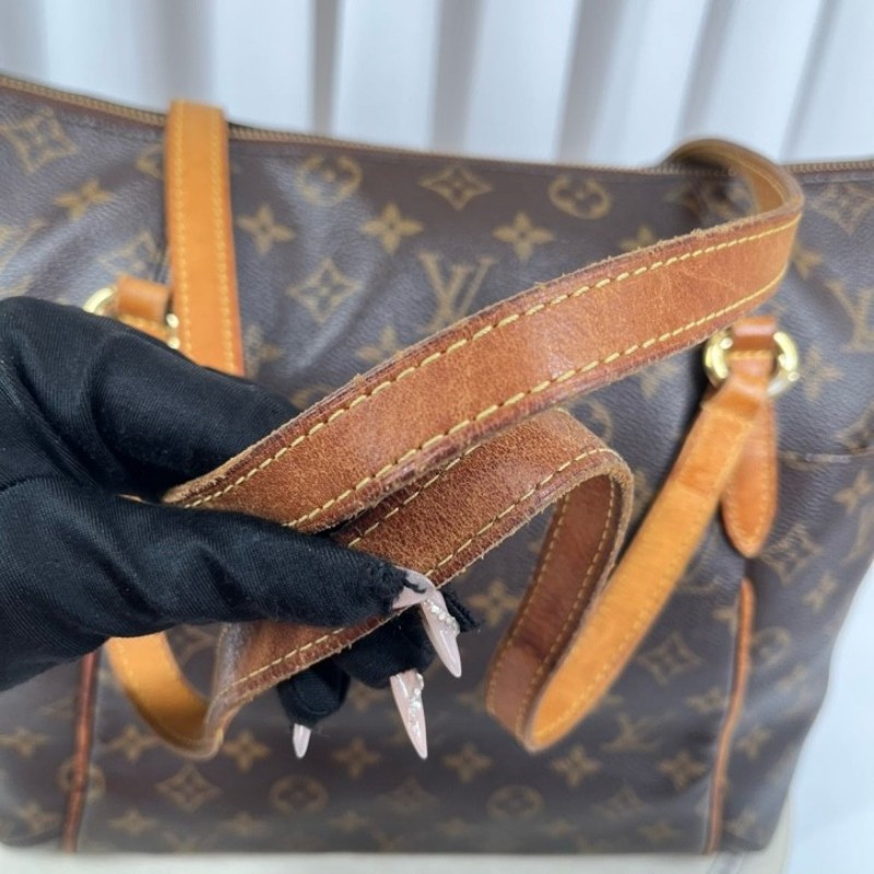 zzz LV路易威登 老花Totally托特包 經典大號 容量超大 手機錢包平板都能裝 通勤帶娃都很實用 Monogram老花配色-20