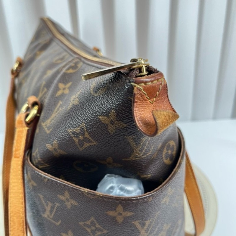 zzz LV路易威登 老花Totally托特包 經典大號 容量超大 手機錢包平板都能裝 通勤帶娃都很實用 Monogram老花配色-21