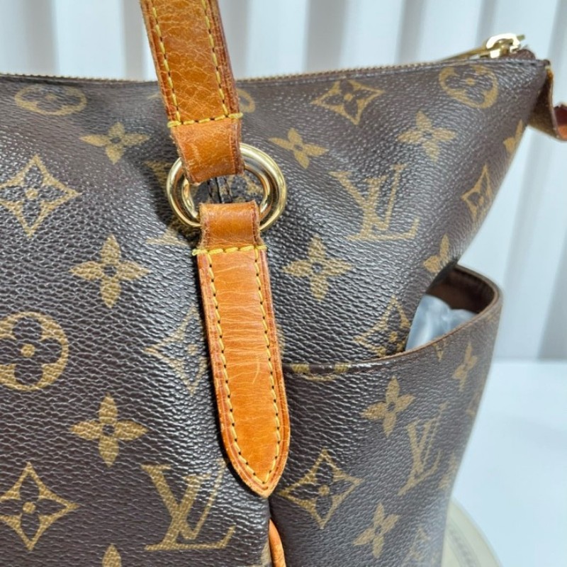 zzz LV路易威登 老花Totally托特包 經典大號 容量超大 手機錢包平板都能裝 通勤帶娃都很實用 Monogram老花配色-23