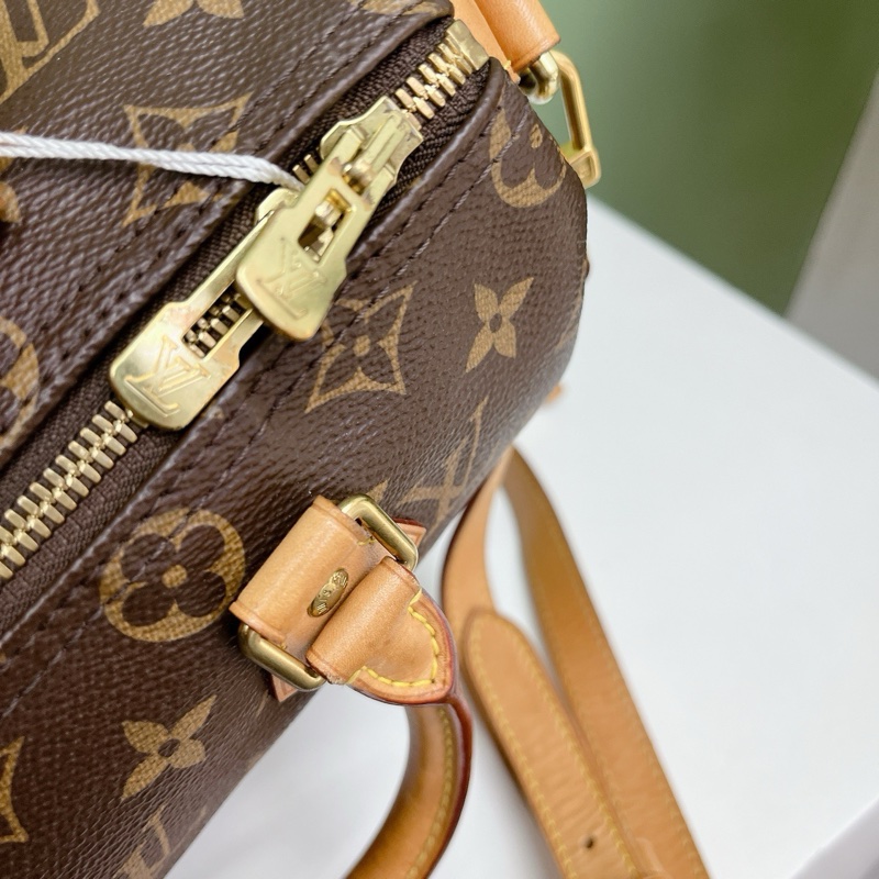 LV speedy25老花波士頓包枕頭包-4