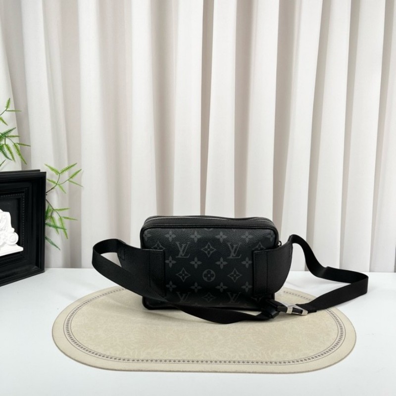 LV路易威登 老花outdoor雙層男包相機包郵差包單肩斜挎包 容量可觀 外出日常都適合-6