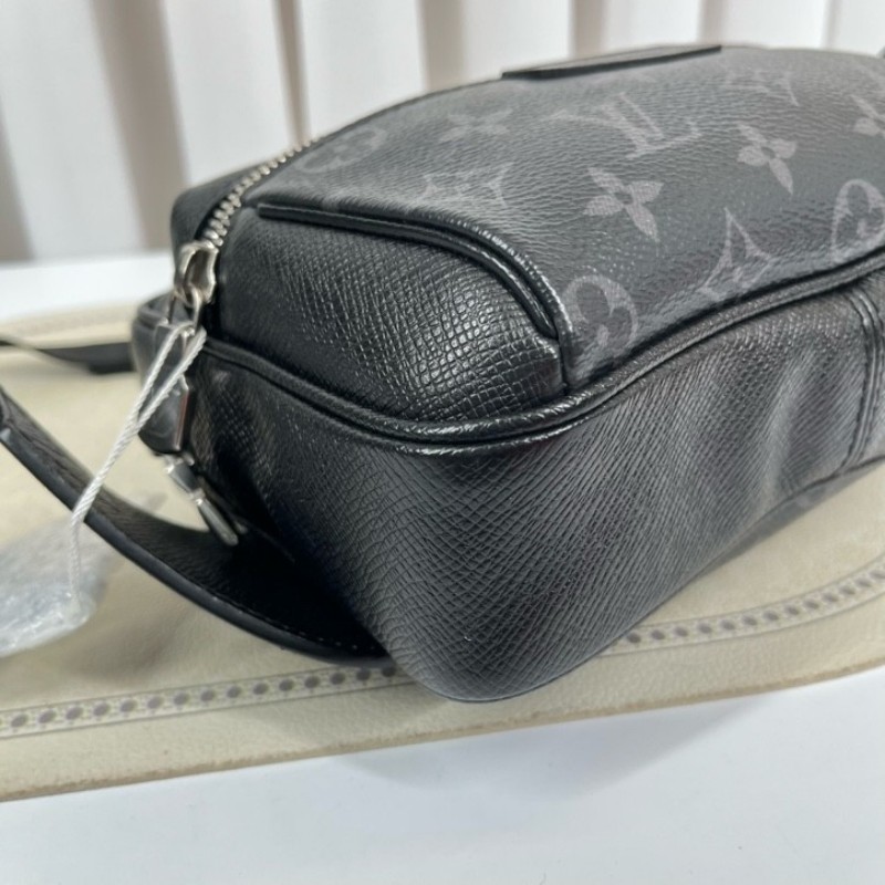 LV路易威登 老花outdoor雙層男包相機包郵差包單肩斜挎包 容量可觀 外出日常都適合-9