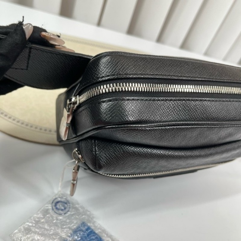 LV路易威登 老花outdoor雙層男包相機包郵差包單肩斜挎包 容量可觀 外出日常都適合-11