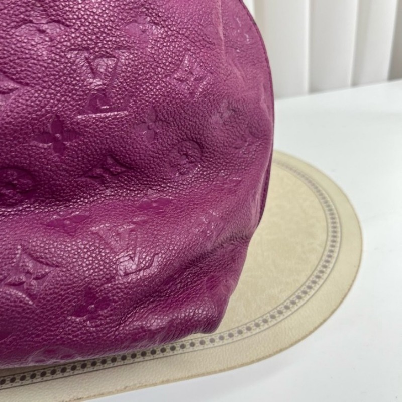 LV路易威登 metis hobo紫色全皮壓紋泫雅同款托特包手提包單肩斜挎包 容量超級大 日常背超級吸睛-9