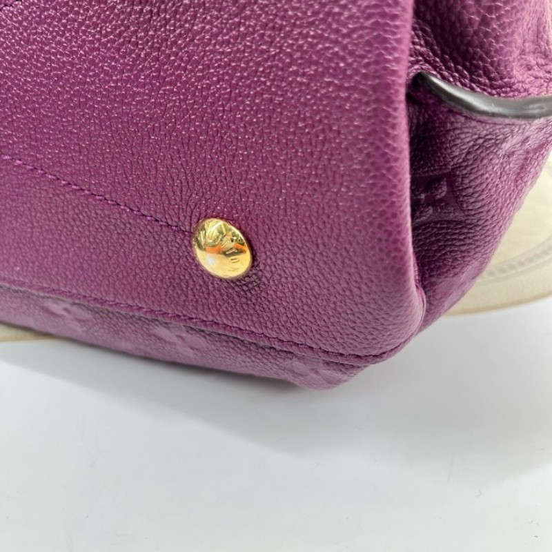 LV路易威登 metis hobo紫色全皮壓紋泫雅同款托特包手提包單肩斜挎包 容量超級大 日常背超級吸睛-12