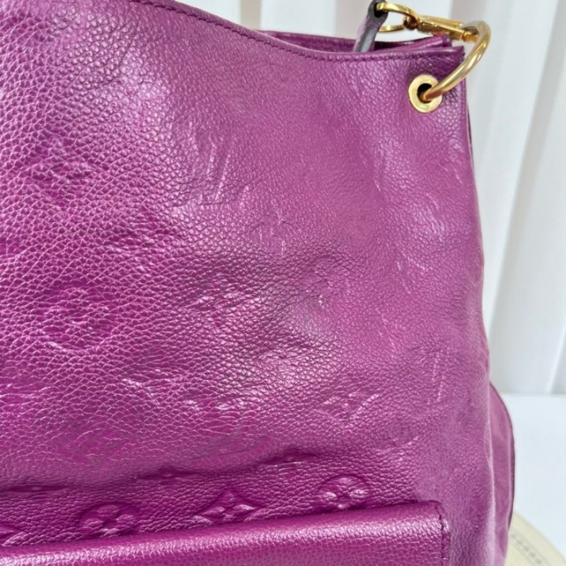 LV路易威登 metis hobo紫色全皮壓紋泫雅同款托特包手提包單肩斜挎包 容量超級大 日常背超級吸睛-14