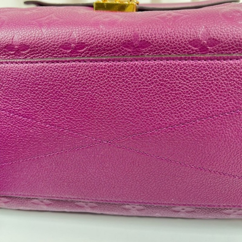 LV路易威登 metis hobo紫色全皮壓紋泫雅同款托特包手提包單肩斜挎包 容量超級大 日常背超級吸睛-16