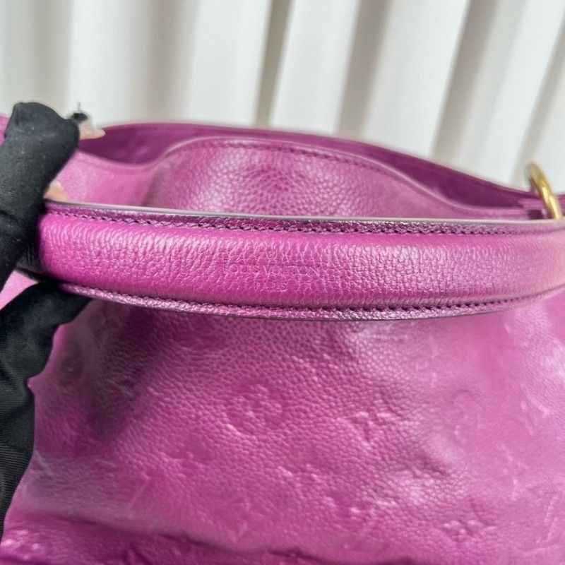 LV路易威登 metis hobo紫色全皮壓紋泫雅同款托特包手提包單肩斜挎包 容量超級大 日常背超級吸睛-24