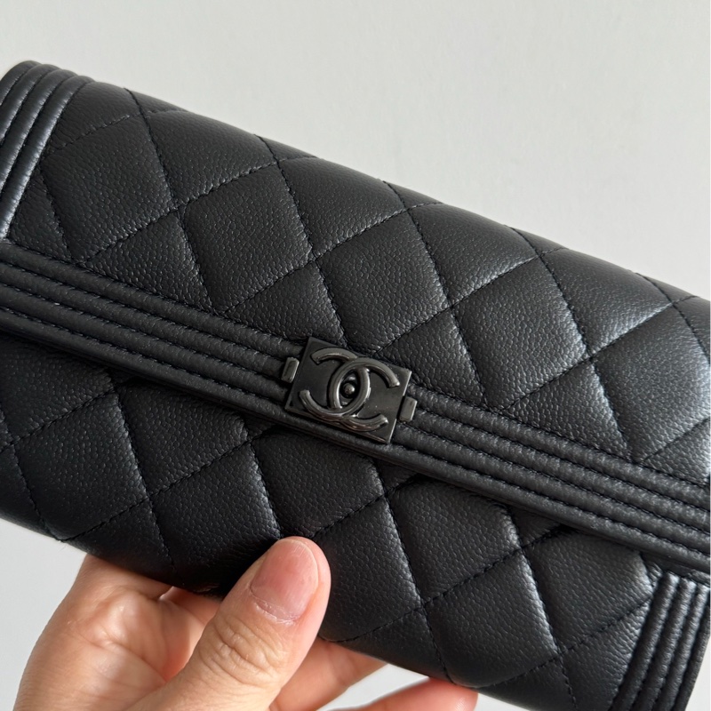 Chanel So black Leboy 長夾-0