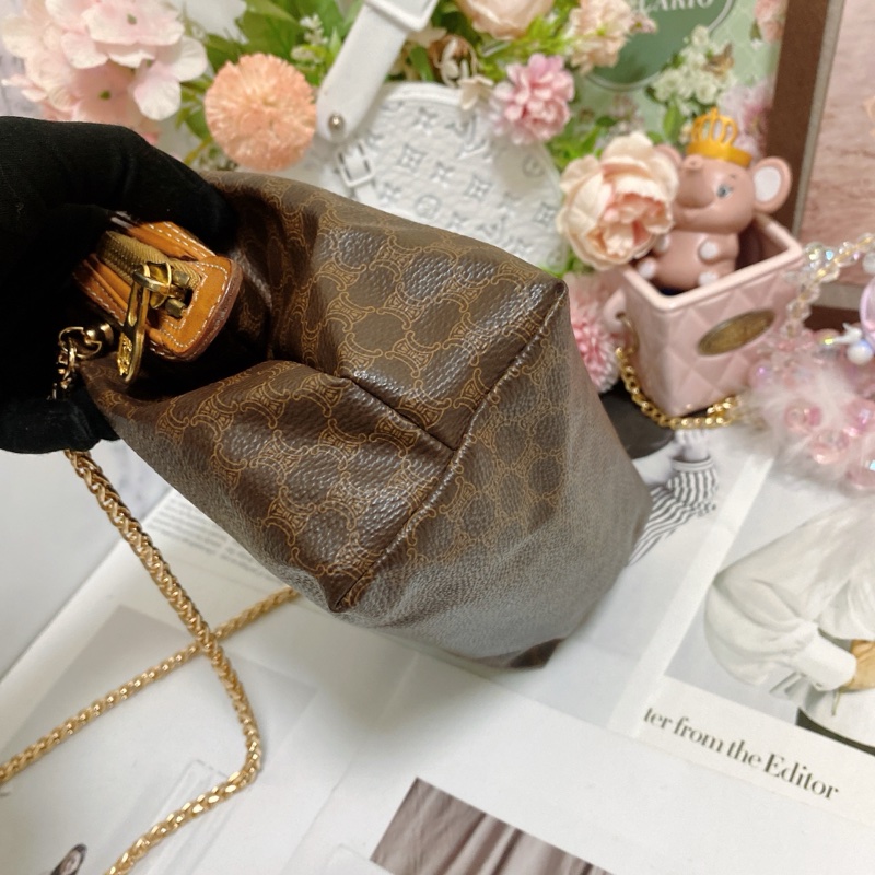 Celine 雲朵包手拿肩背斜背鏈條包🏅-18