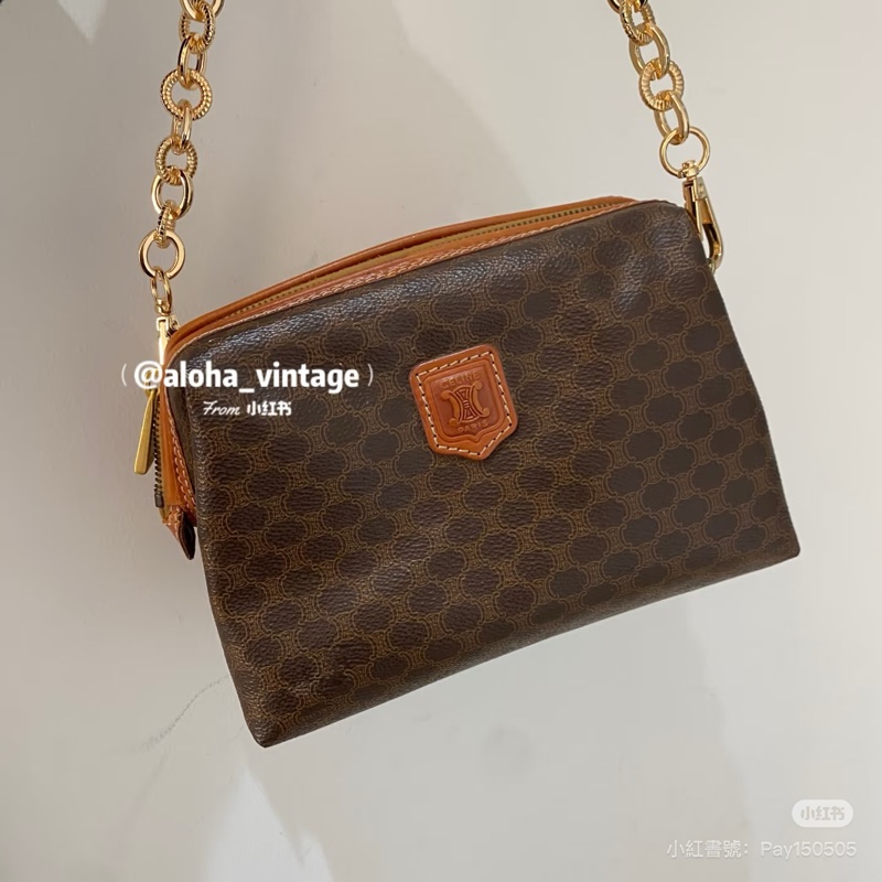 Celine 雲朵包手拿肩背斜背鏈條包🏅-19