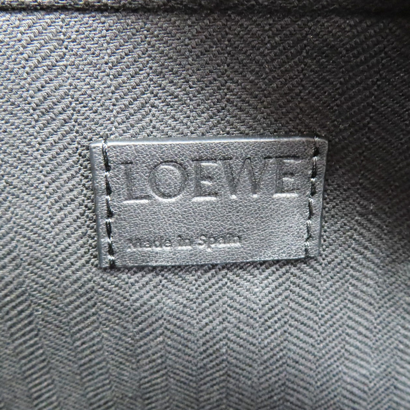 黑色 牛皮 肩背包【LOEWE 羅威】 B777NCNX03-6