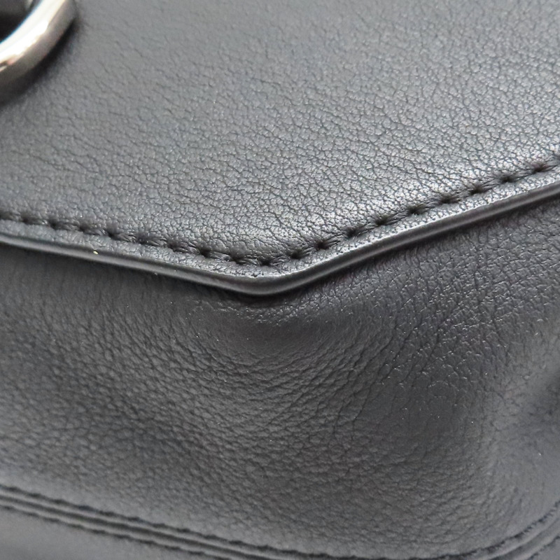 黑色 牛皮 肩背包【LOEWE 羅威】 B777NCNX03-10