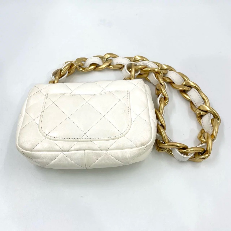 香奈兒白金方胖子 17 cm-4