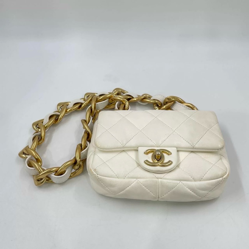 香奈兒白金方胖子 17 cm-5