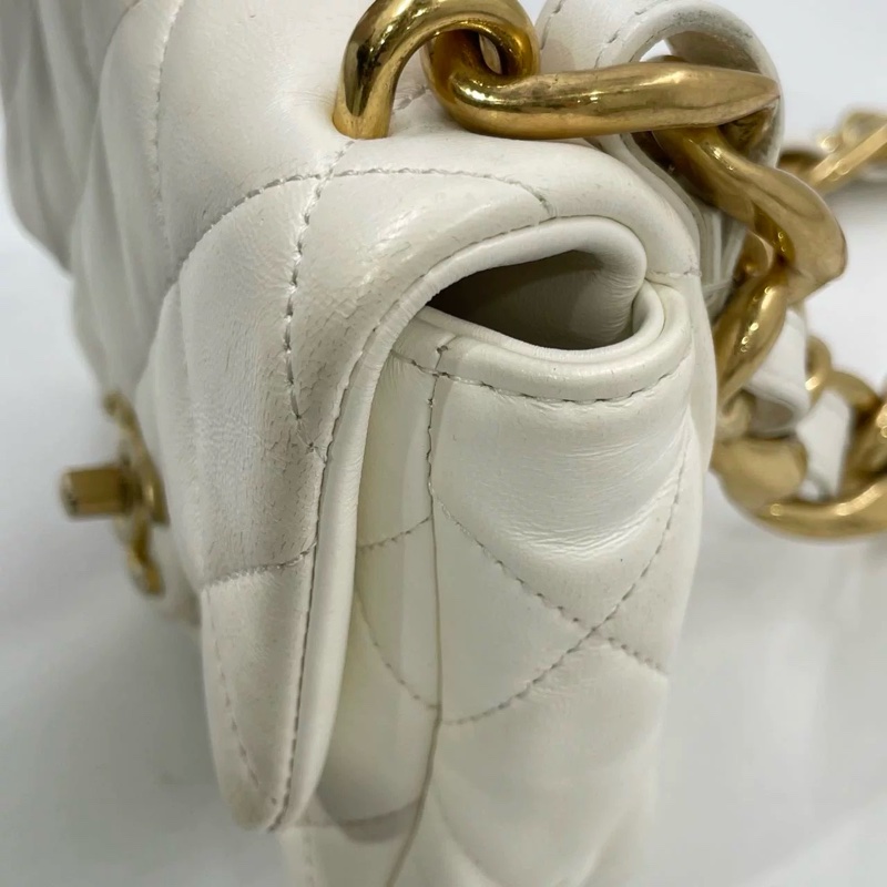 香奈兒白金方胖子 17 cm-7