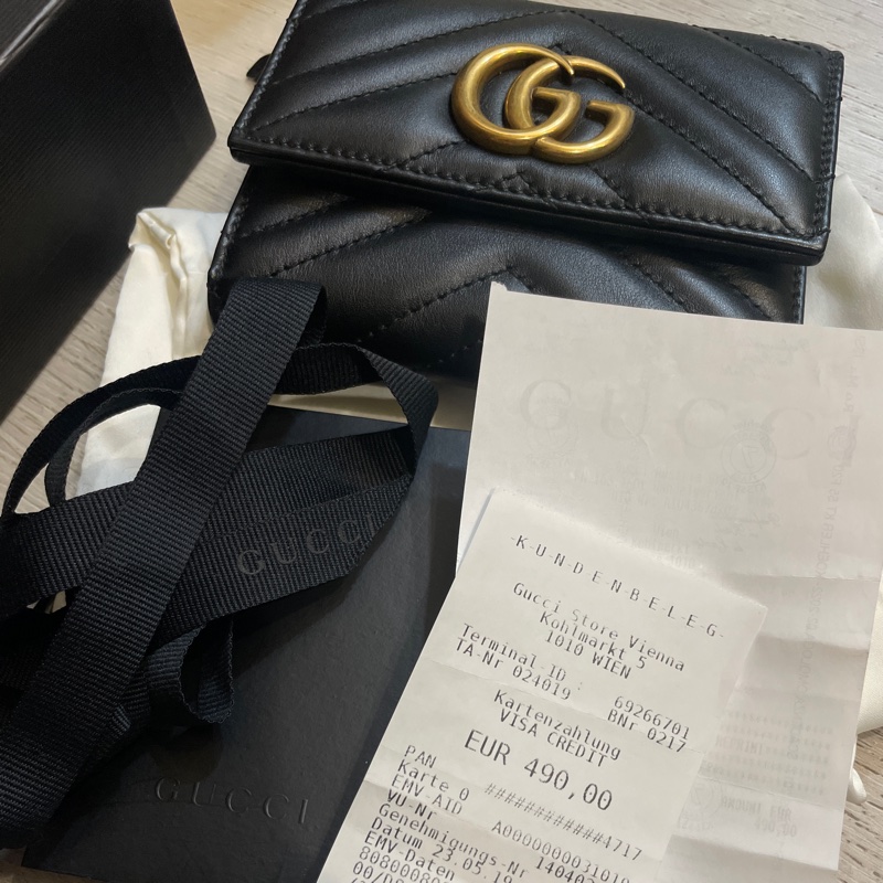 全新Gucci 歐洲購入 Marmont 馬夢短夾✨-5