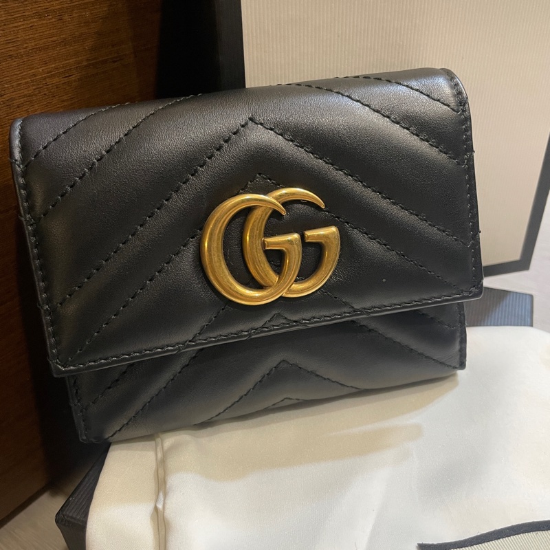 全新Gucci 歐洲購入 Marmont 馬夢短夾✨-6