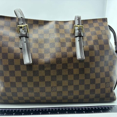路易威登 Damier Ebene 棕棋盤格 Chelsea 手提包