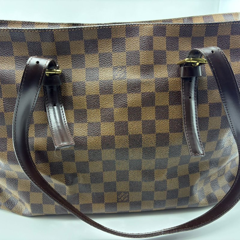 路易威登 Damier Ebene 棕棋盤格 Chelsea 手提包-6
