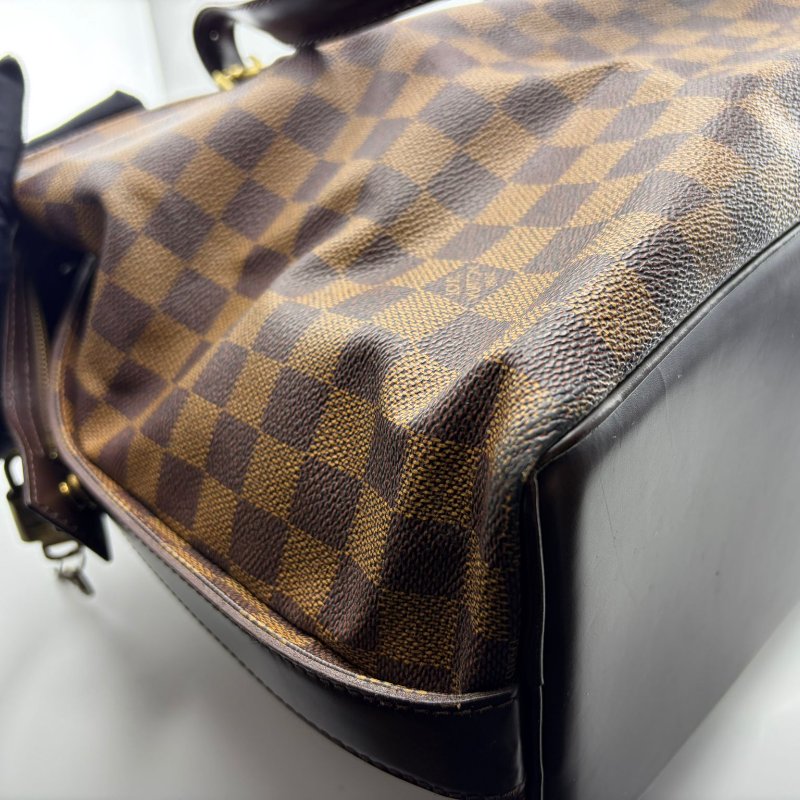 路易威登 Damier Ebene 棕棋盤格 Chelsea 手提包-10