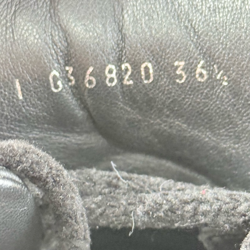 CHANEL香奈兒 黑金字母綁帶短靴 36.5碼-12