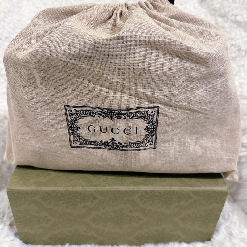 Gucci 牛油果🥑色馬蒙相機包（中號全配）-16