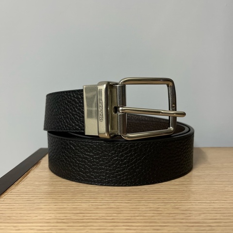 可議價 Coach 防刮 雙面 荔枝紋皮帶  105cm